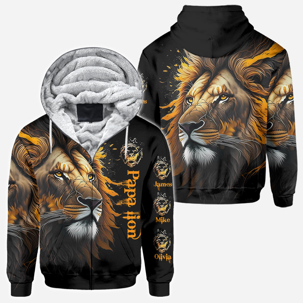 Papa Löwe – Personalisiertes Vater-Shirt