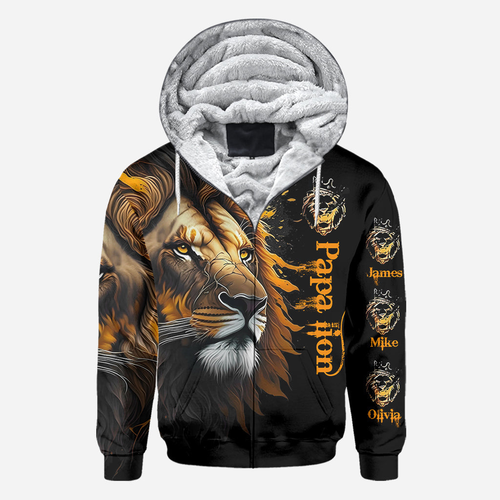 Papa Löwe – Personalisiertes Vater-Shirt