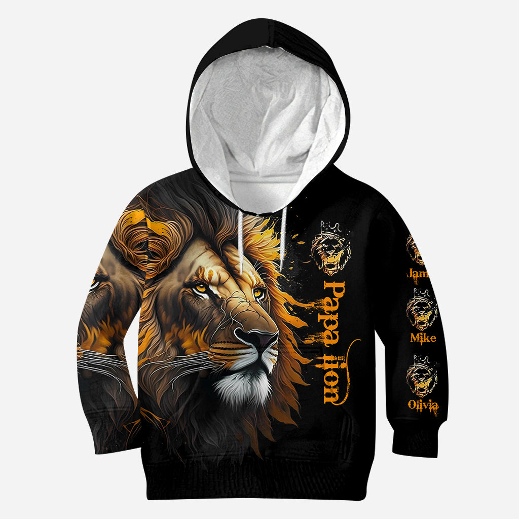 Papa Löwe – Personalisiertes Vater-Shirt