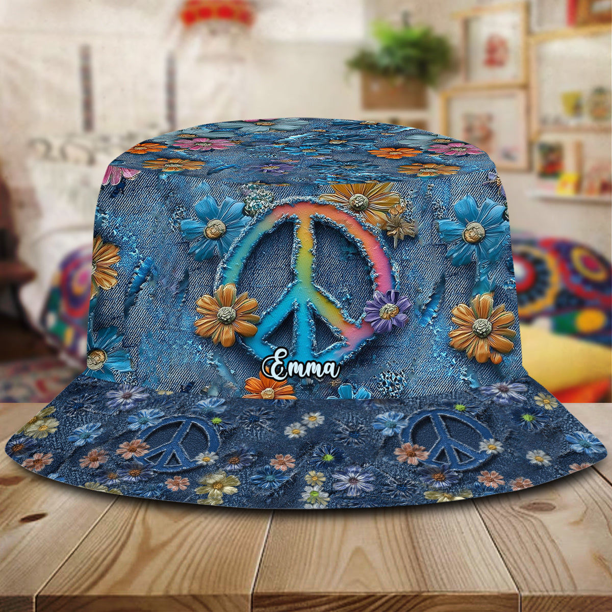 Hippie Soul - Personalized Hippie Bucket Hat