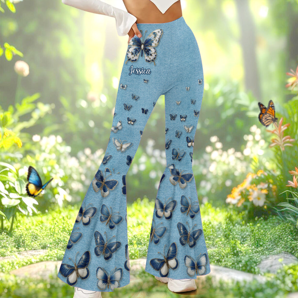 Wunderschöne Schmetterlinge – personalisierte Leggings mit Schmetterlingsmuster