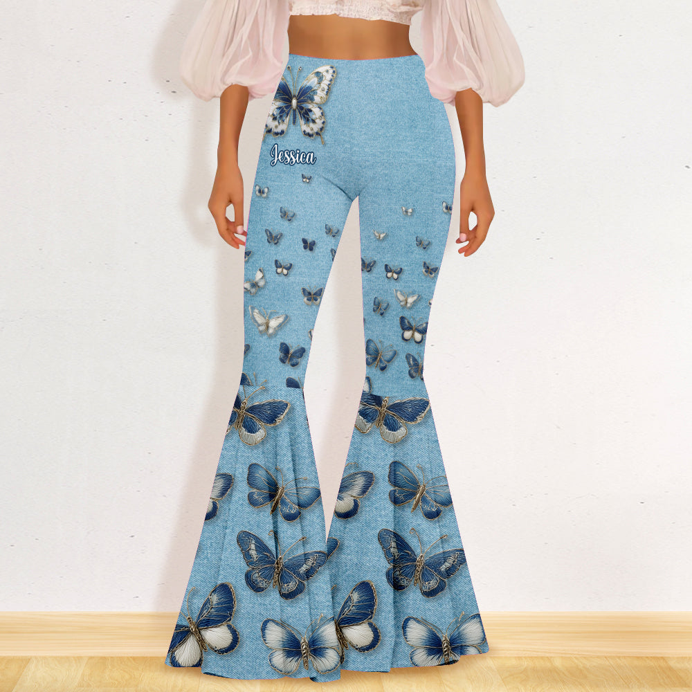 Wunderschöne Schmetterlinge – personalisierte Leggings mit Schmetterlingsmuster