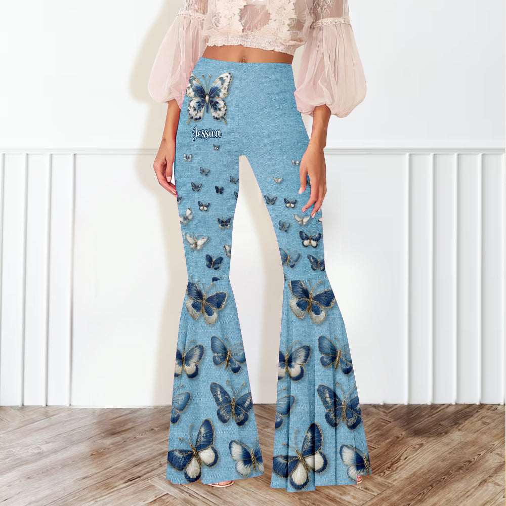 Wunderschöne Schmetterlinge – personalisierte Leggings mit Schmetterlingsmuster