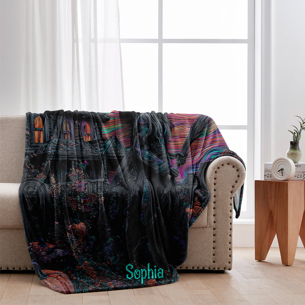 Witch Mansion - Personalized Witch Blanket