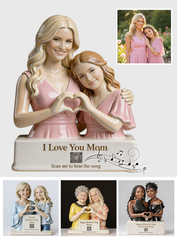 Hear The Song - Personalized Mother Custom Shaped Acrylic Plaque