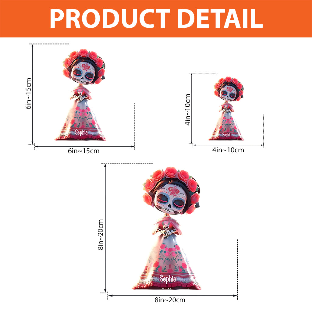 Sugar Skulls - Personalized Skull Custom Shaped Acrylic Plaque