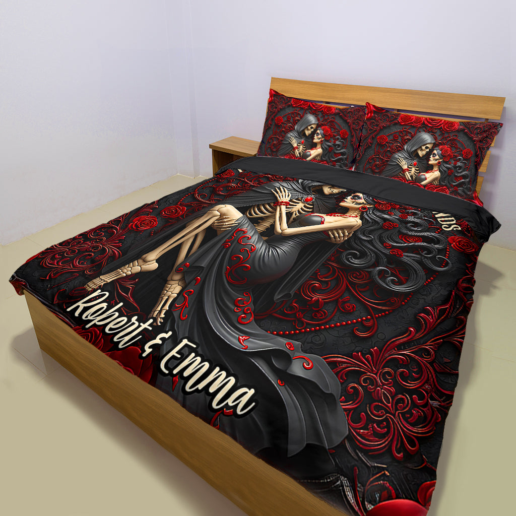 I'm Yours No Returns Or Refunds - Personalized Couple Bedding Set