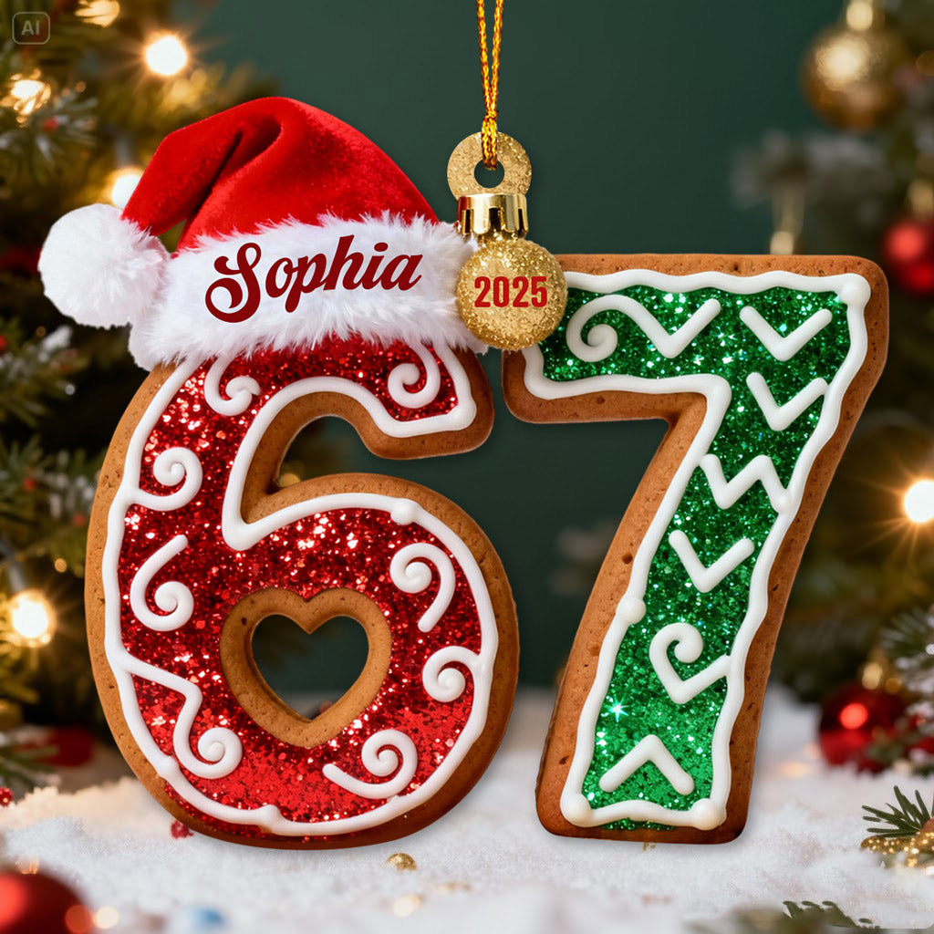 Six Seven - Personalized Christmas Ornament