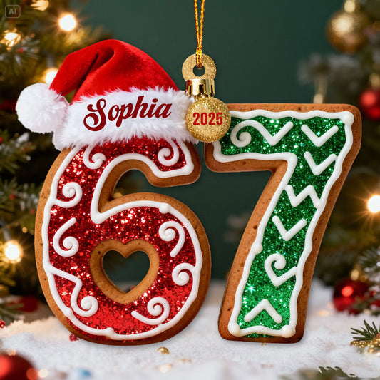 Six Seven – Personalisierter Weihnachtsschmuck