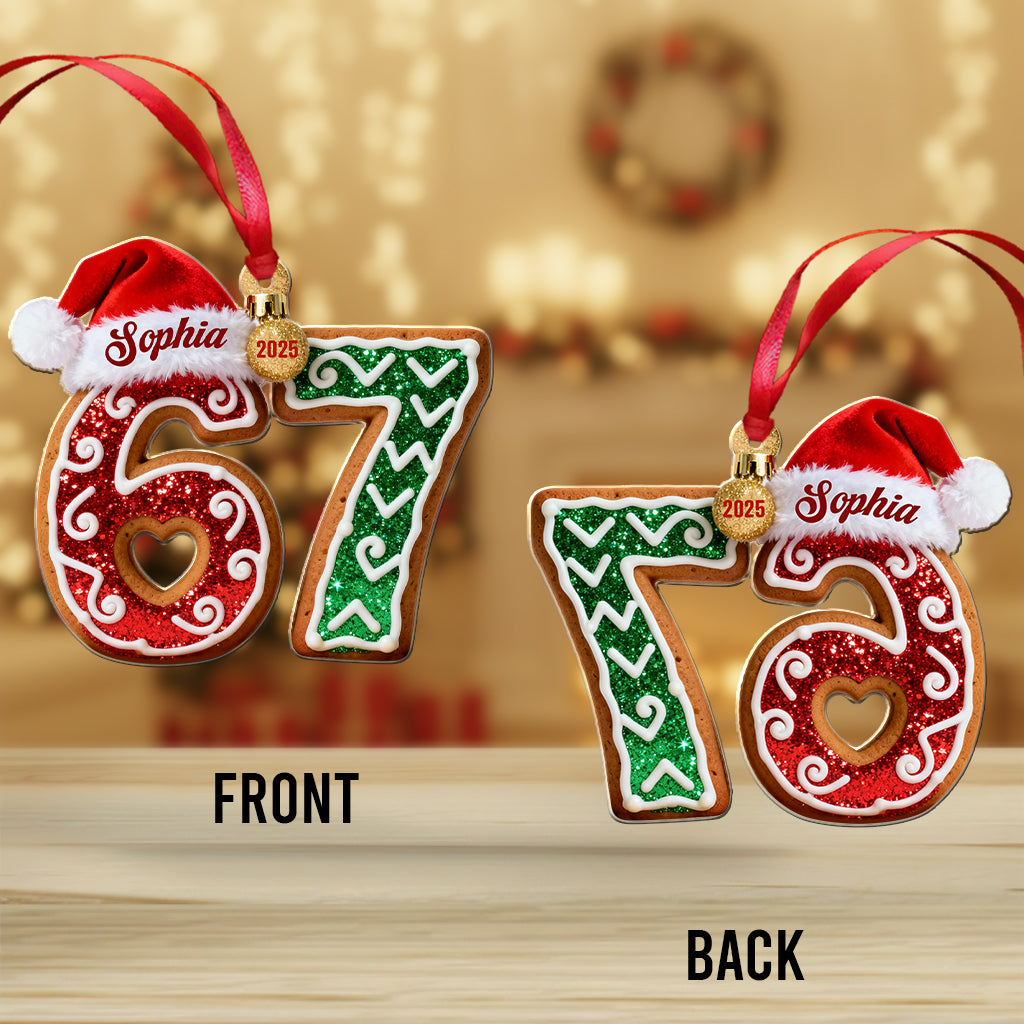 Six Seven - Personalized Christmas Ornament
