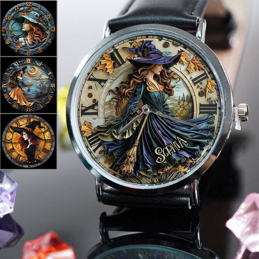 Hexenhaftes Gefühl – personalisierte Hexen-Handuhr