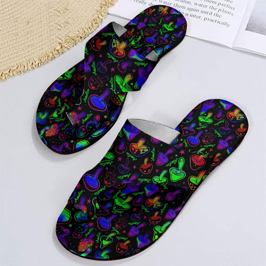 Pilz - Personalisierte Hippie-Sandalen mit offener Zehenpartie