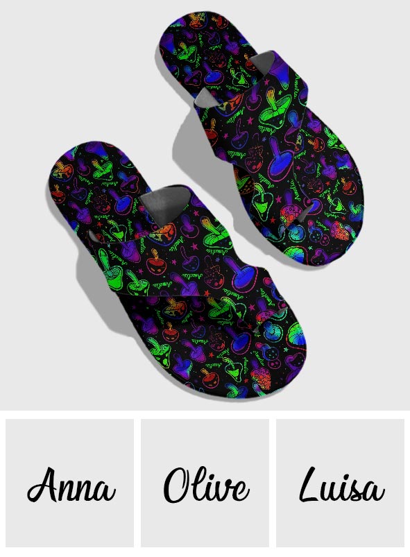 Pilz - Personalisierte Hippie-Sandalen mit offener Zehenpartie