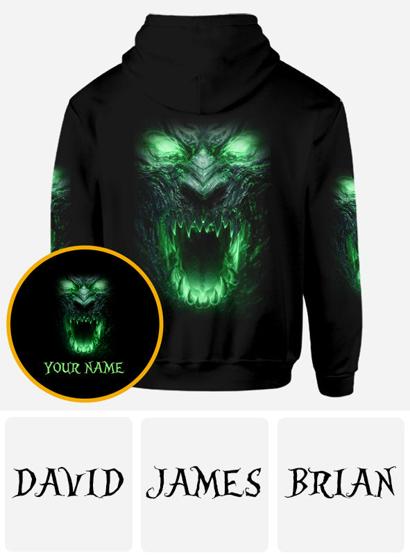 Leuchtender Totenkopf – Personalisiertes Totenkopf-Shirt