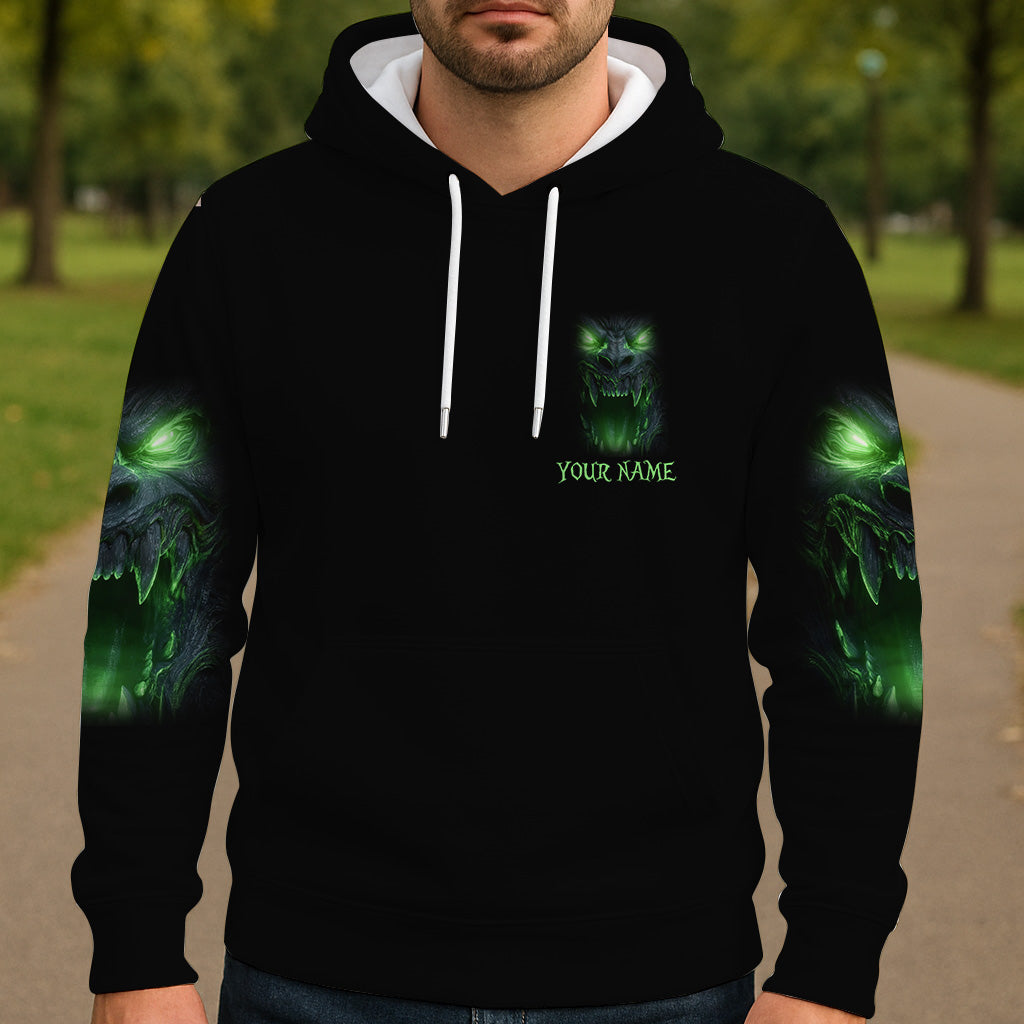 Leuchtender Totenkopf – Personalisiertes Totenkopf-Shirt