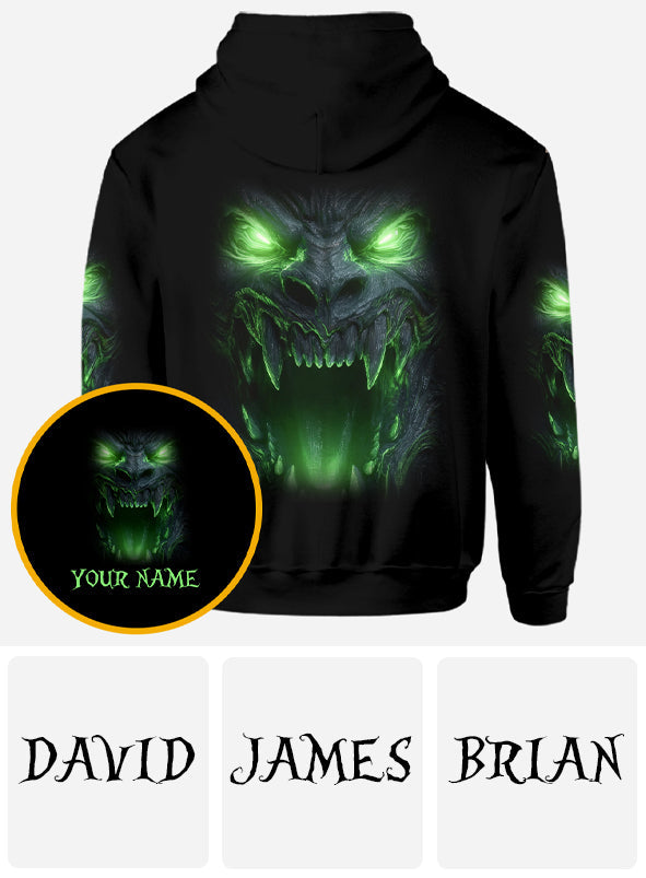 Leuchtender Totenkopf – Personalisiertes Totenkopf-Shirt