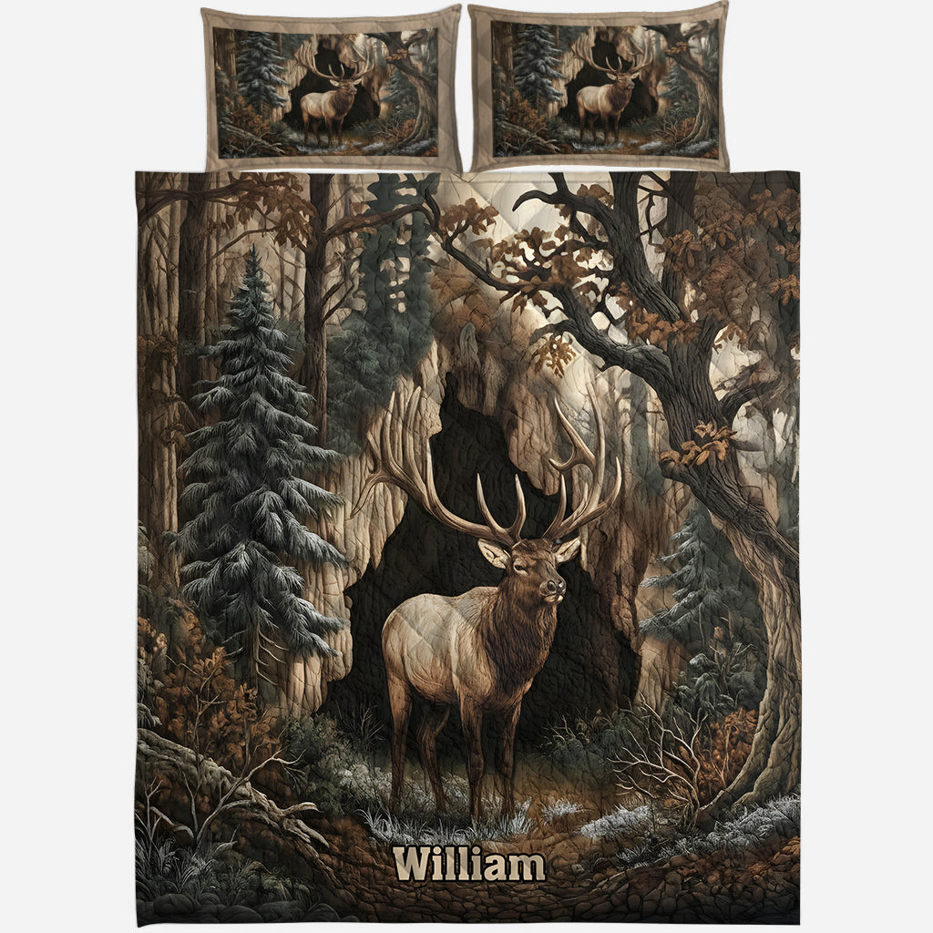 Das perfekte Geschenk für Jagdliebhaber – personalisiertes Jagd-Quilt-Set