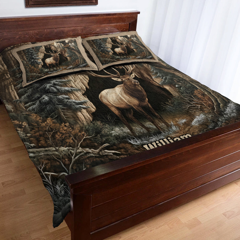 Das perfekte Geschenk für Jagdliebhaber – personalisiertes Jagd-Quilt-Set