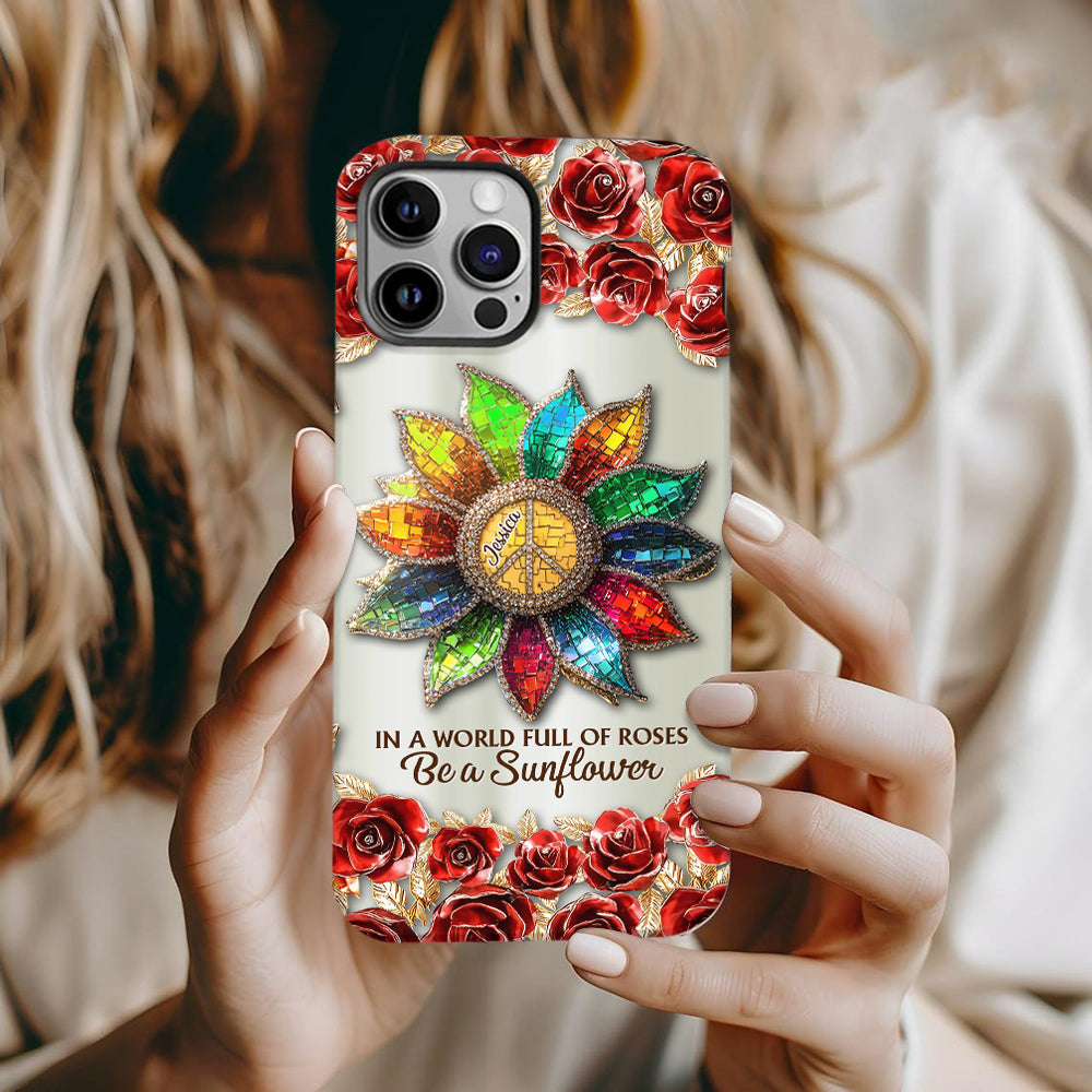 Hippie Soul – Personalisierte Handyhülle mit Hippie-Vollbilddruck