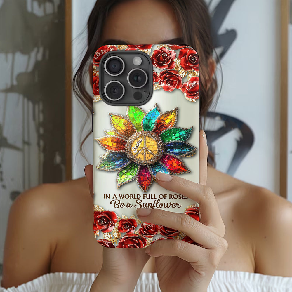 Hippie Soul – Personalisierte Handyhülle mit Hippie-Vollbilddruck