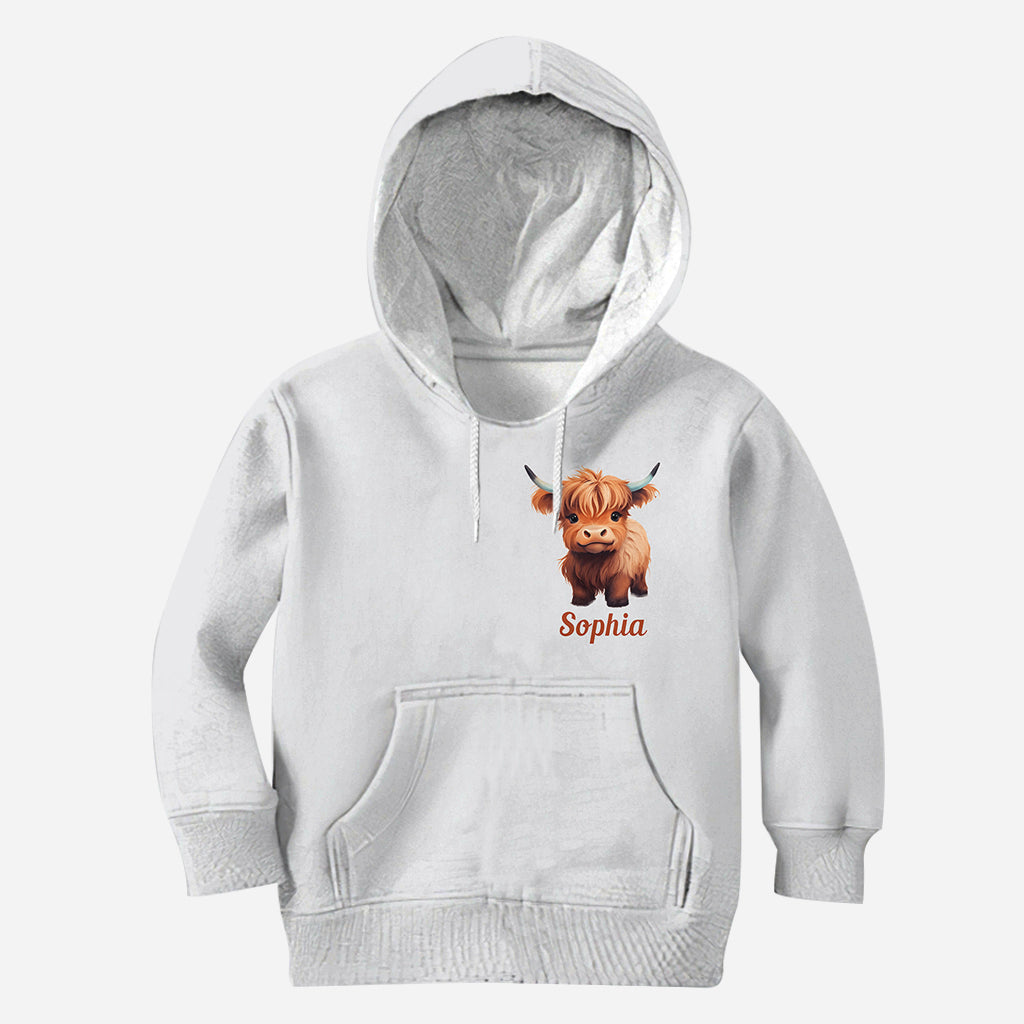 God Says I Am - Personalized Highland Cow All Over Shirt