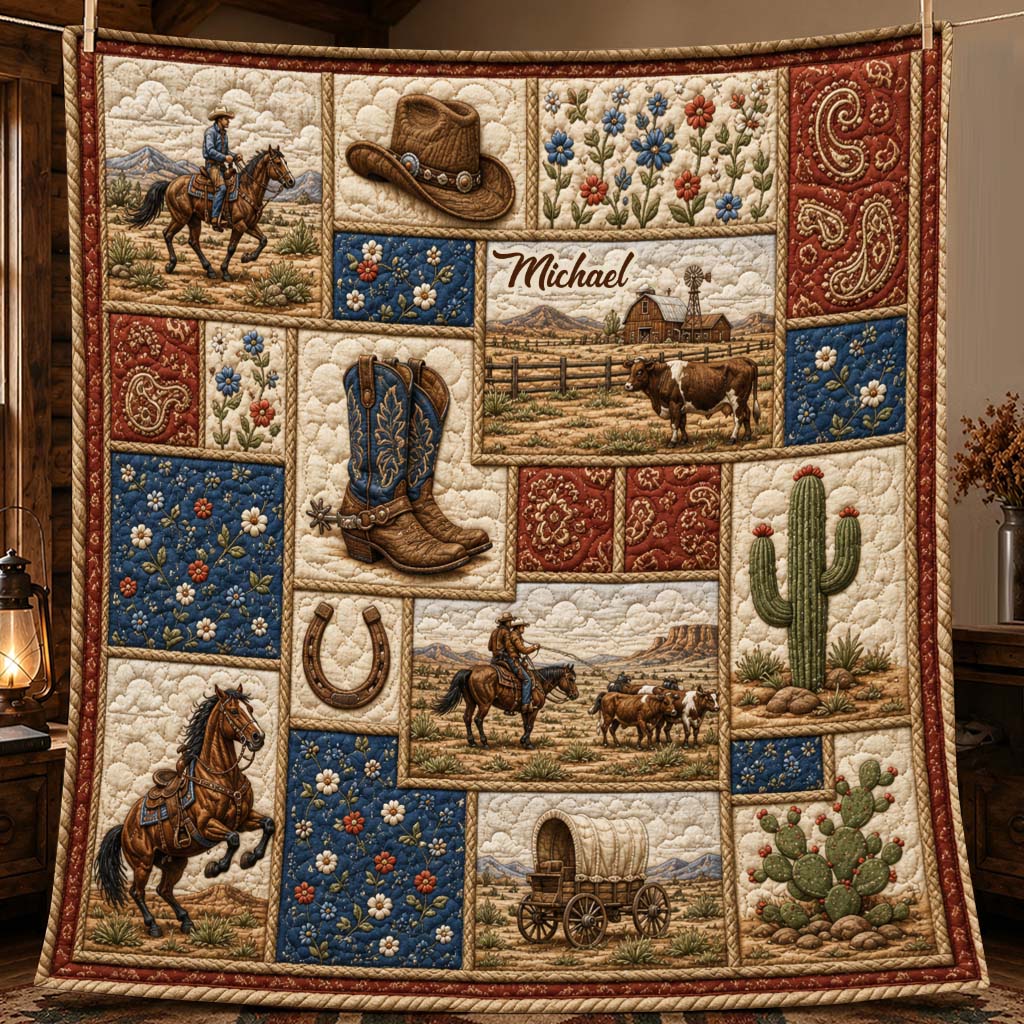 Love Western - Personalized Western Outfit Blanket