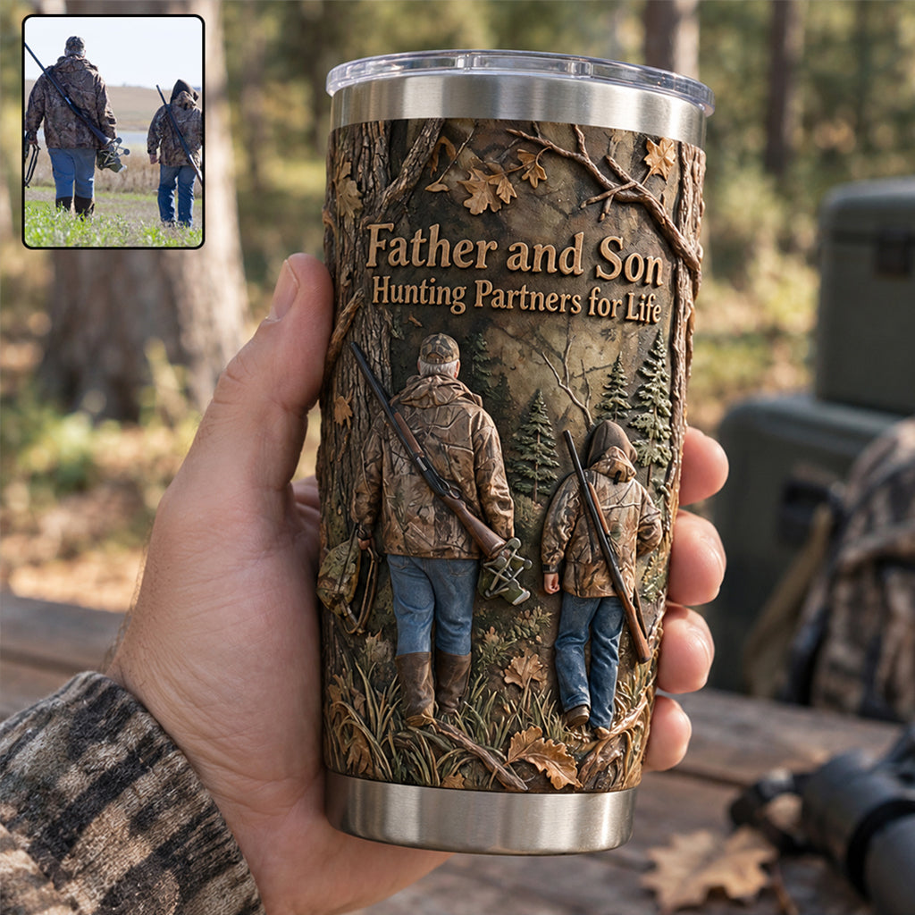 Geboren zum Jagen - Personalisierter Jagdbecher