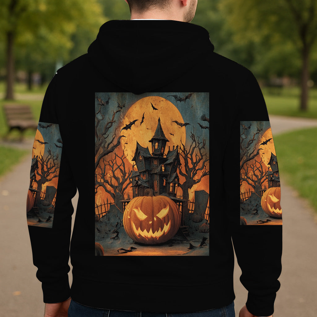 Halloween Castle - Personalized Halloween All Over Shirt
