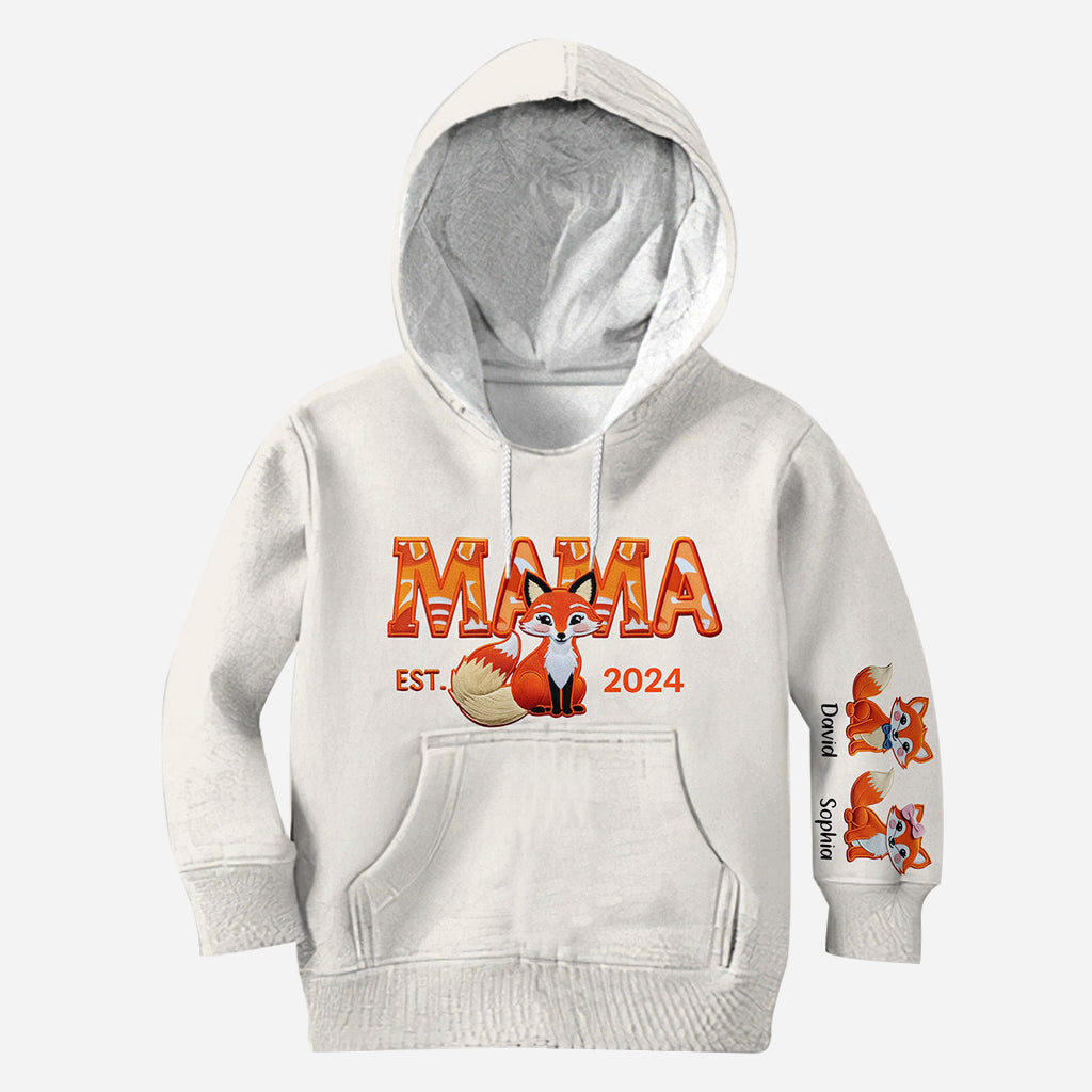 Mama Fox - Personalized Mother All Over Shirt