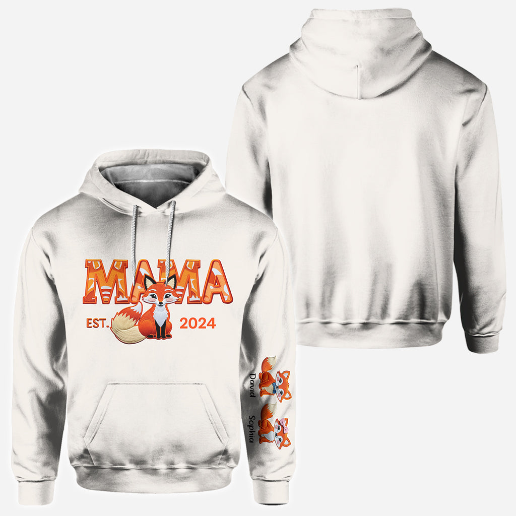 Mama Fox - Personalized Mother All Over Shirt