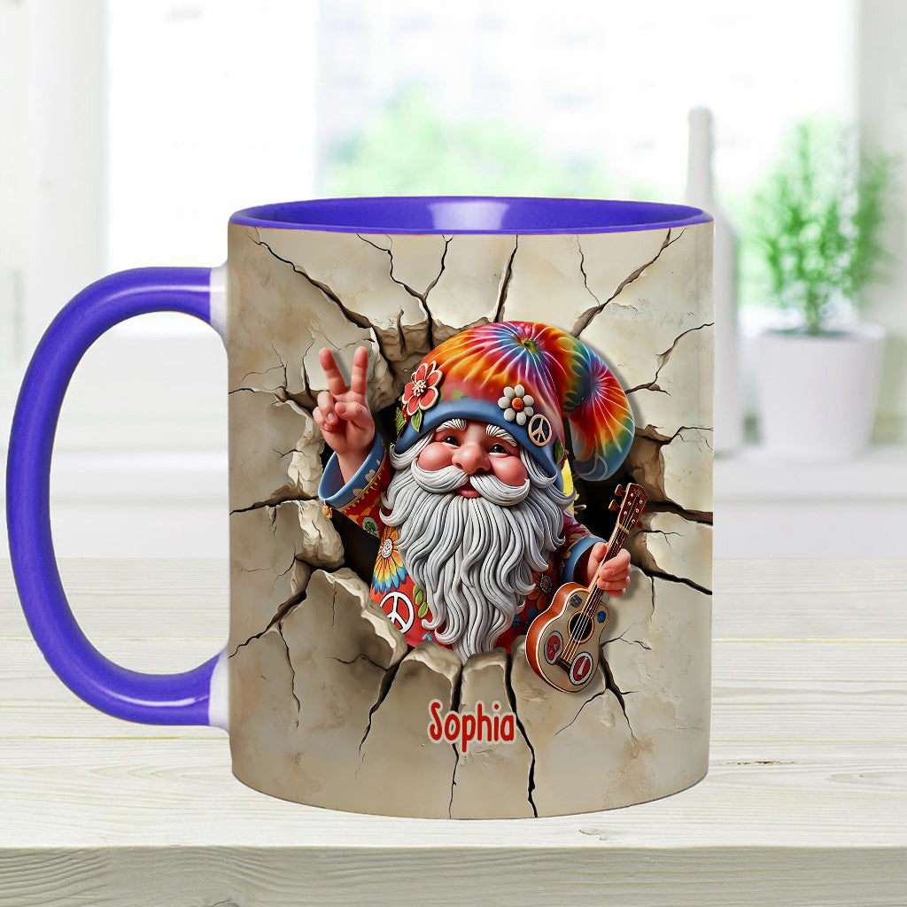 Befreie deinen Geist – Personalisierte Tasse mit Hippie-Akzent