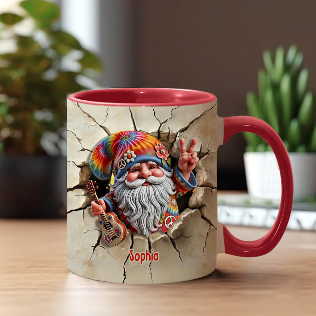 Befreie deinen Geist – Personalisierte Tasse mit Hippie-Akzent