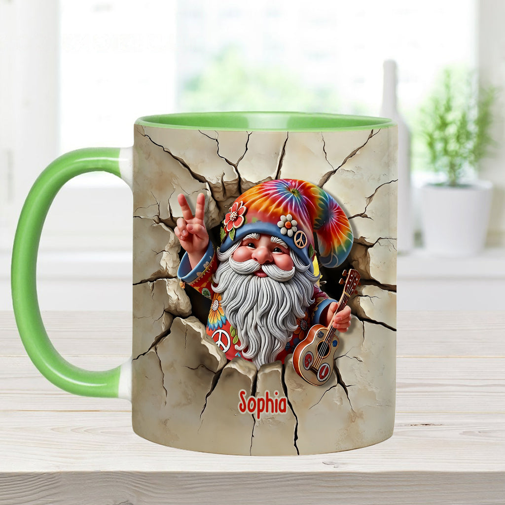 Befreie deinen Geist – Personalisierte Tasse mit Hippie-Akzent