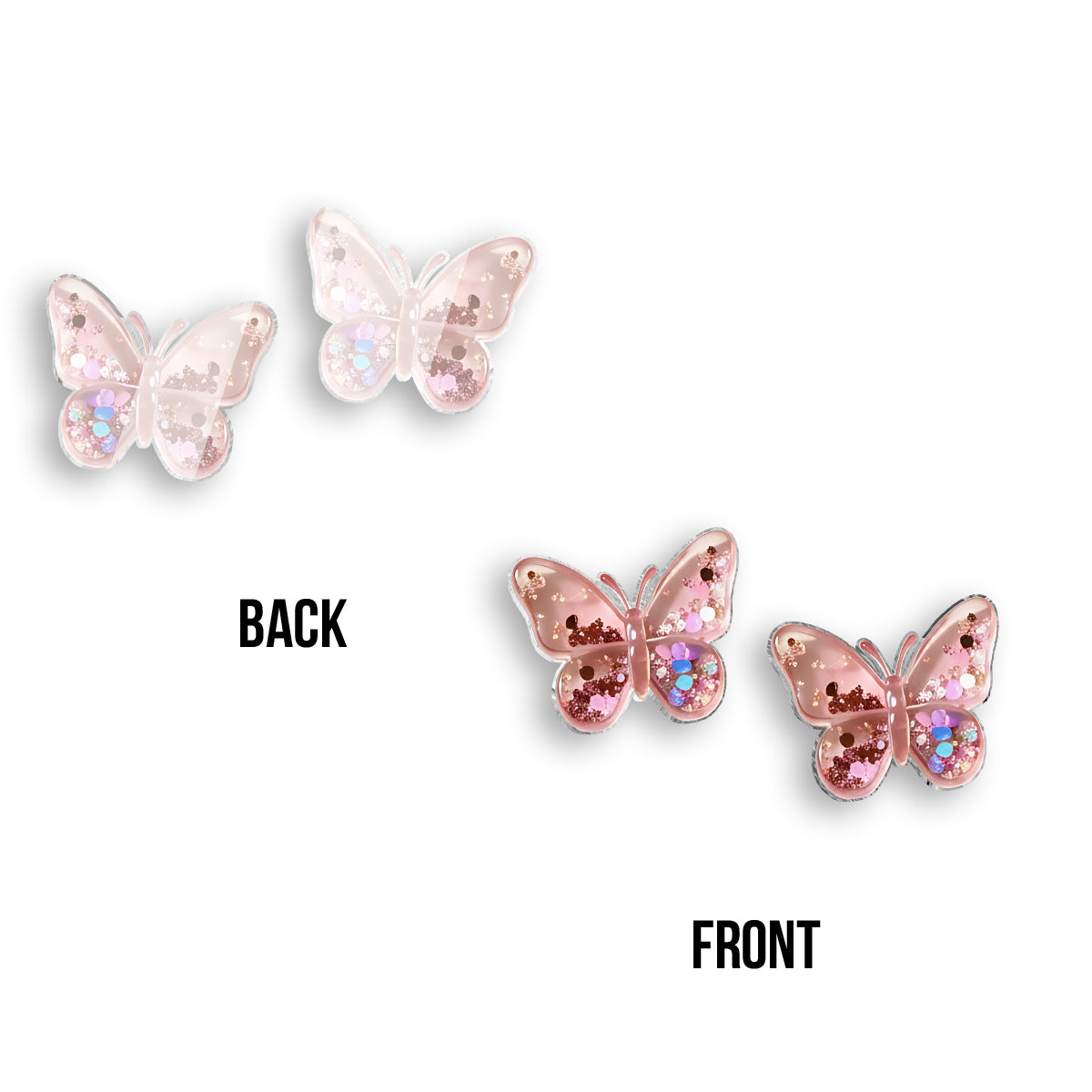 Schwester Schmetterling – Personalisierte Schwester-Taschenumarmungskarte