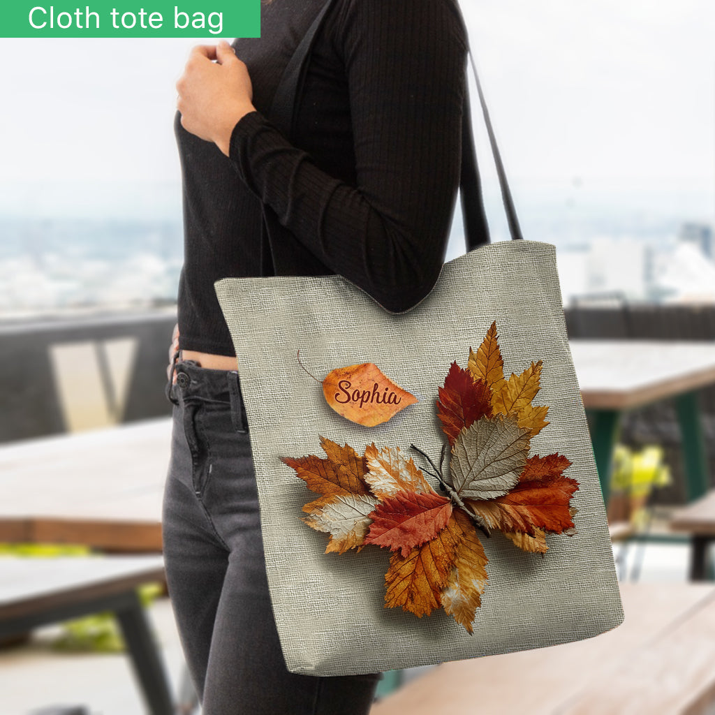 Schmetterlingsliebe – Personalisierte Schmetterlings-Tragetasche