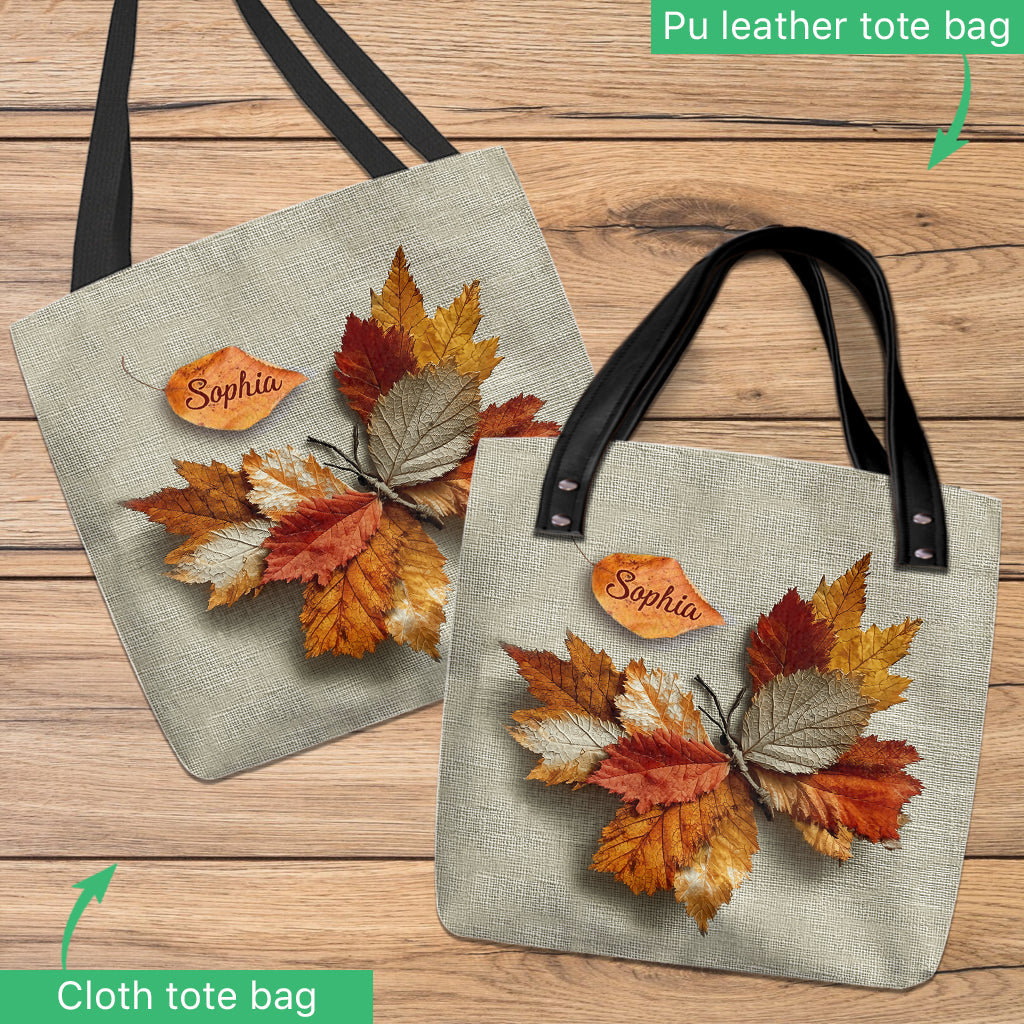 Schmetterlingsliebe – Personalisierte Schmetterlings-Tragetasche