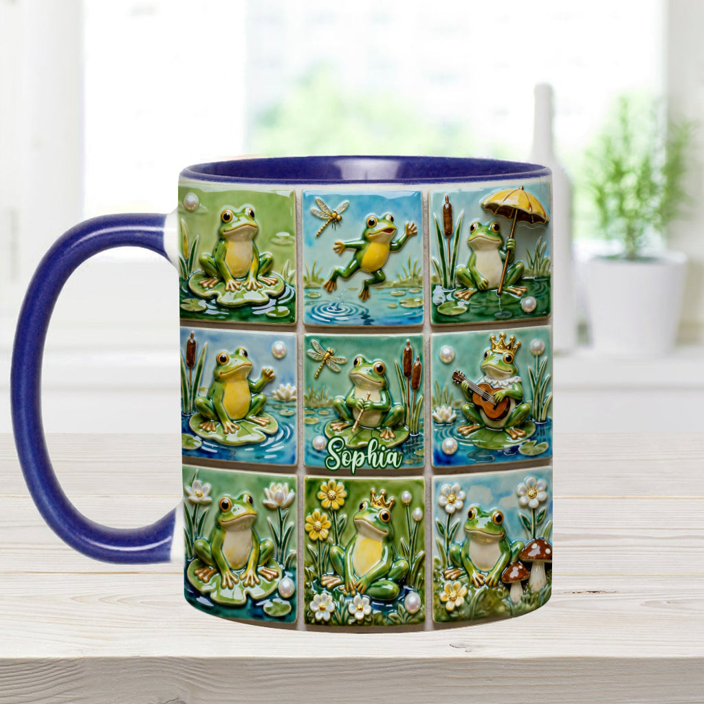 Liebesfrosch – Personalisierte Tasse mit Froschmotiv