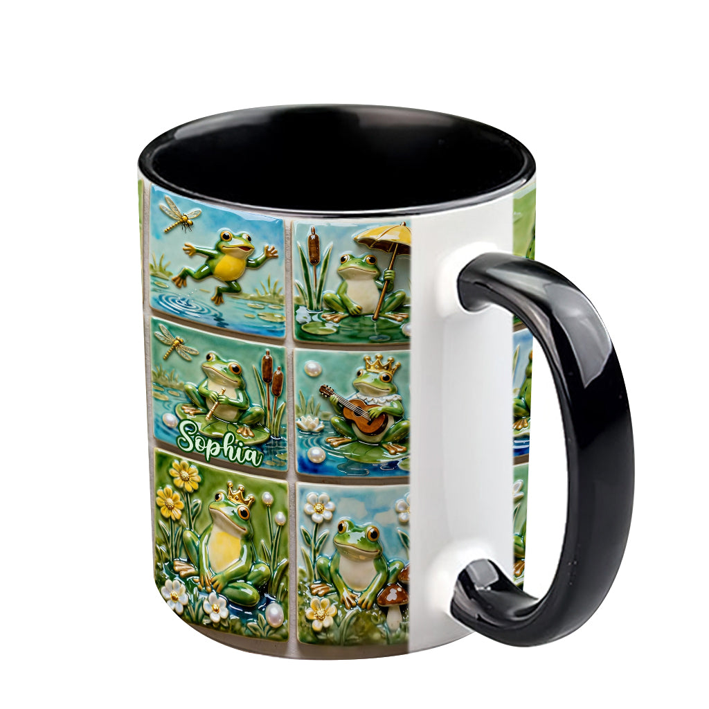 Liebesfrosch – Personalisierte Tasse mit Froschmotiv