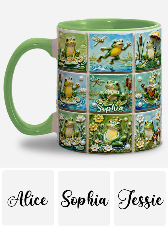Liebesfrosch – Personalisierte Tasse mit Froschmotiv