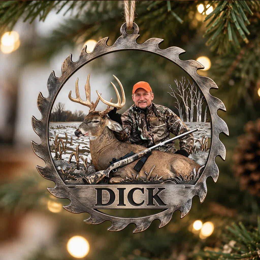 Custom From Any Photo - Personalized Hunting Ornament