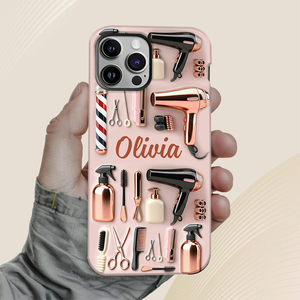 Perfekter Friseur – Personalisierte Handyhülle mit Friseurmotiv und Vollbild
