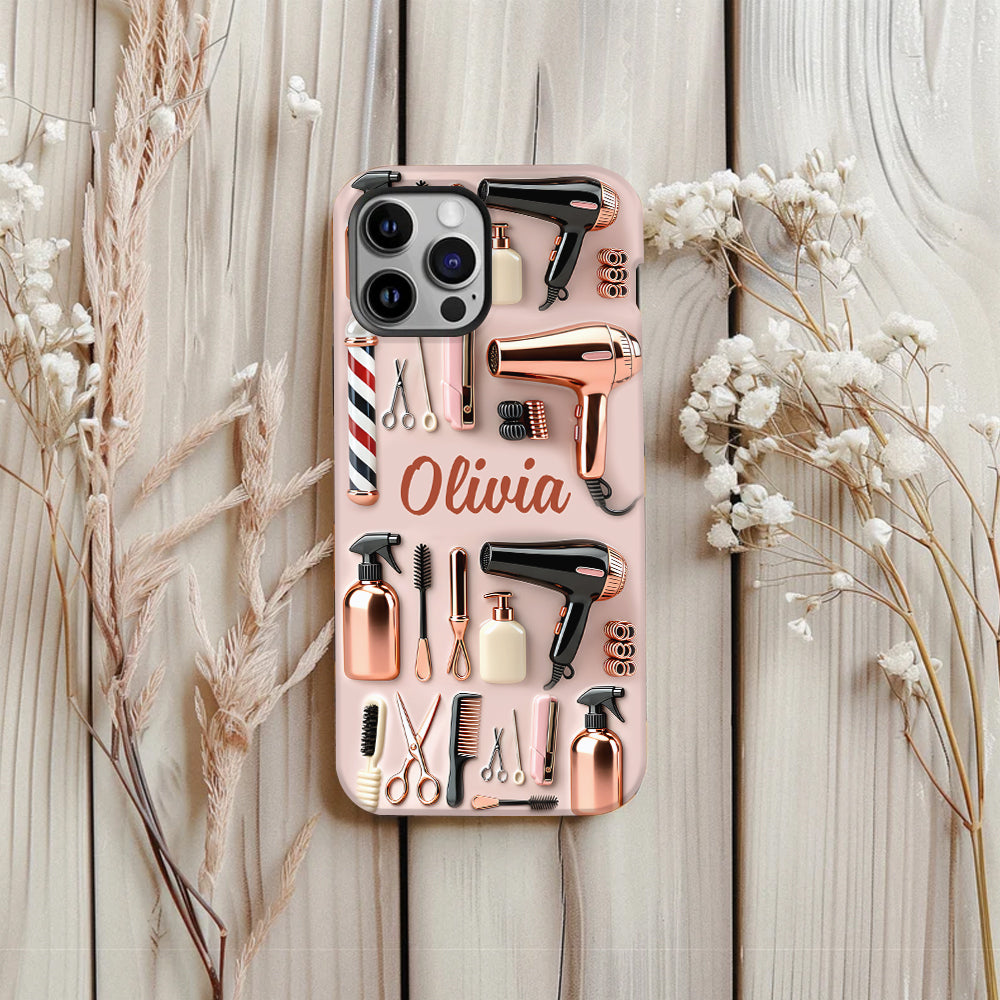 Perfekter Friseur – Personalisierte Handyhülle mit Friseurmotiv und Vollbild