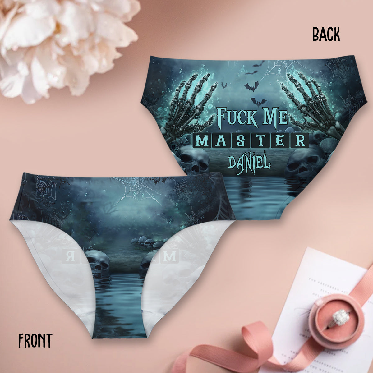 Lustige Geschenke für Ehefrau, Freundin - Personalisierte Damen-Pärchenslips