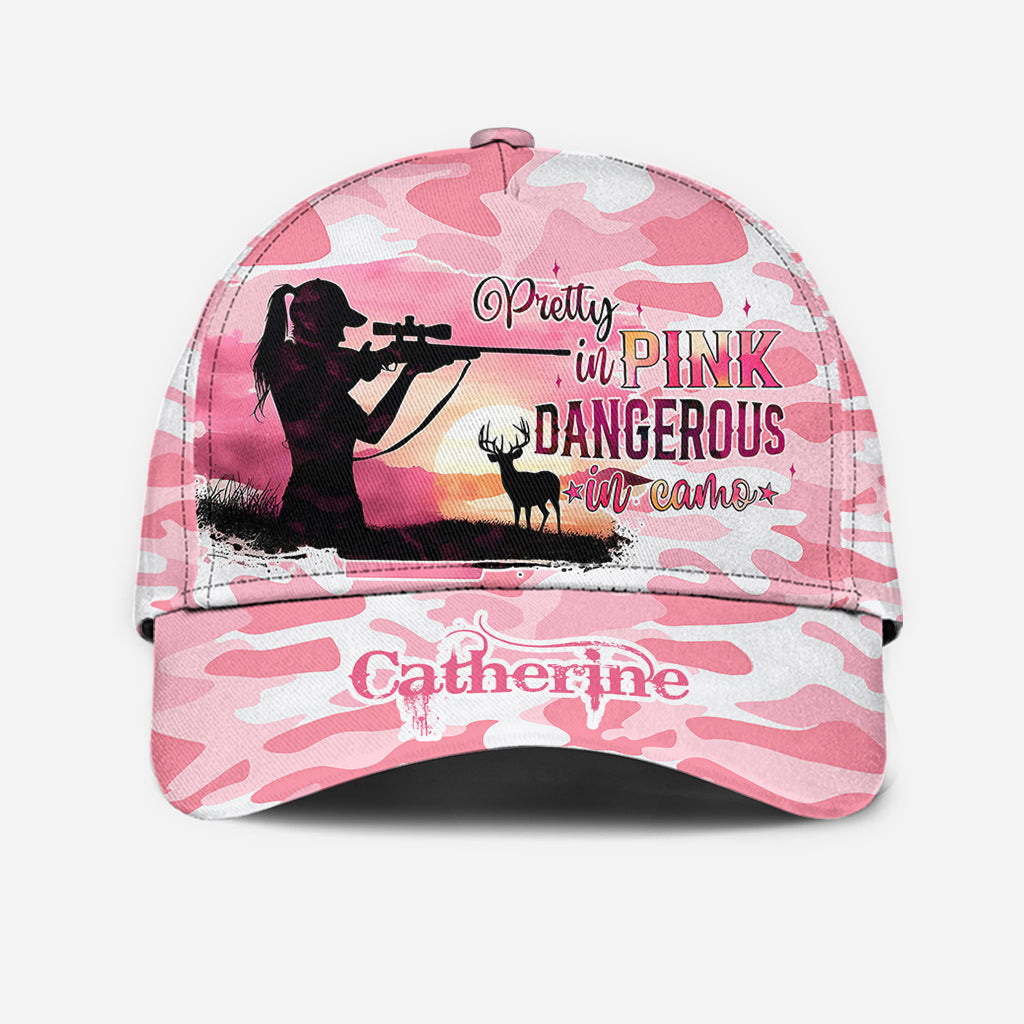 Pink Camo - Personalized Hunting Classic Cap
