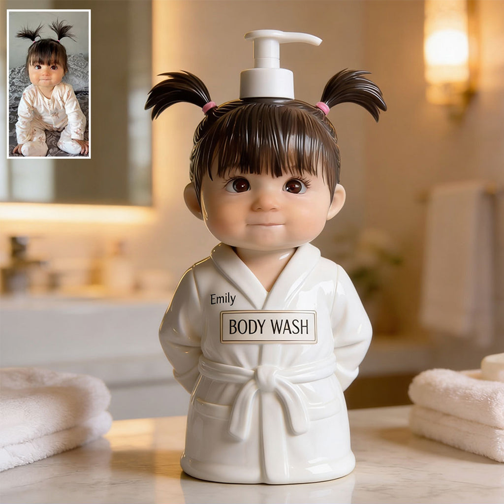 Bubble Bath Buddy - Personalisierter Pumpenspender für Kinder