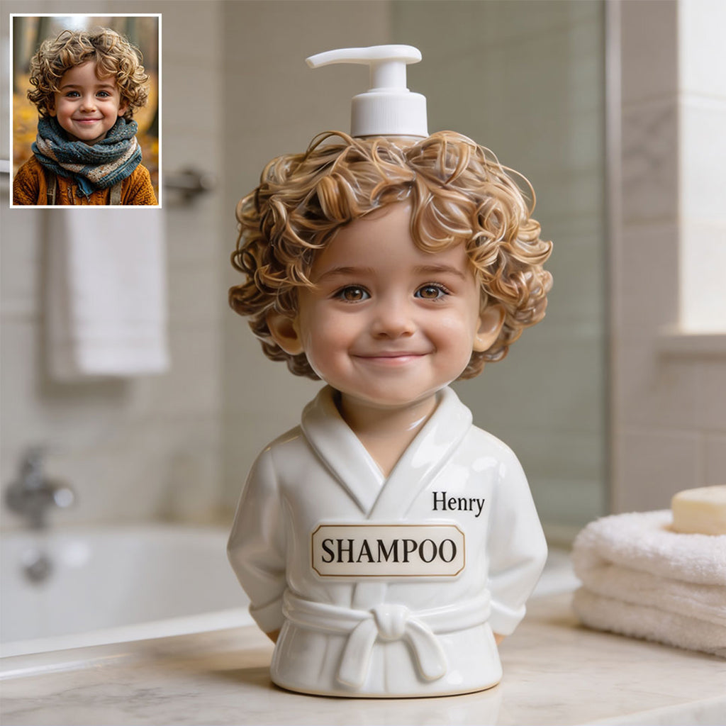 Bubble Bath Buddy - Personalisierter Pumpenspender für Kinder