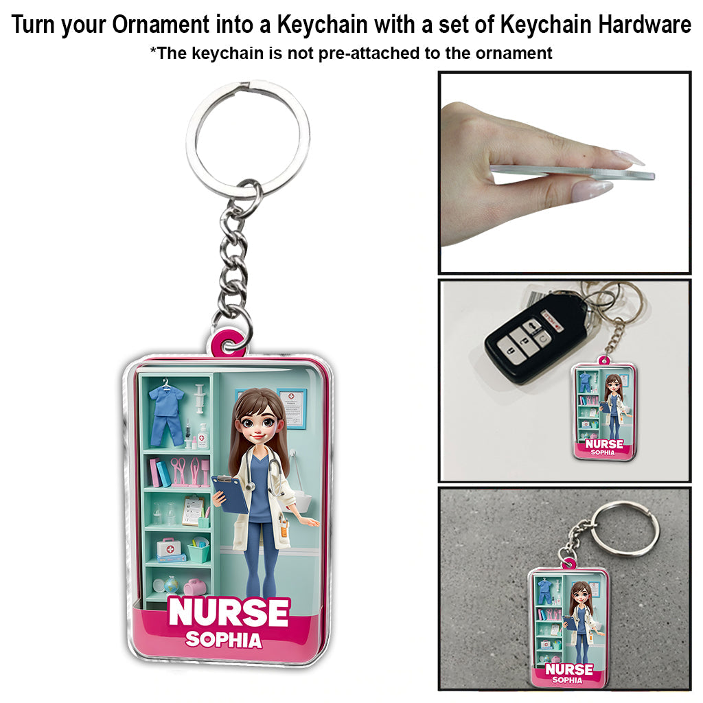 Liebe zum Krankenschwesterleben – Personalisierter Krankenschwester-Anhänger