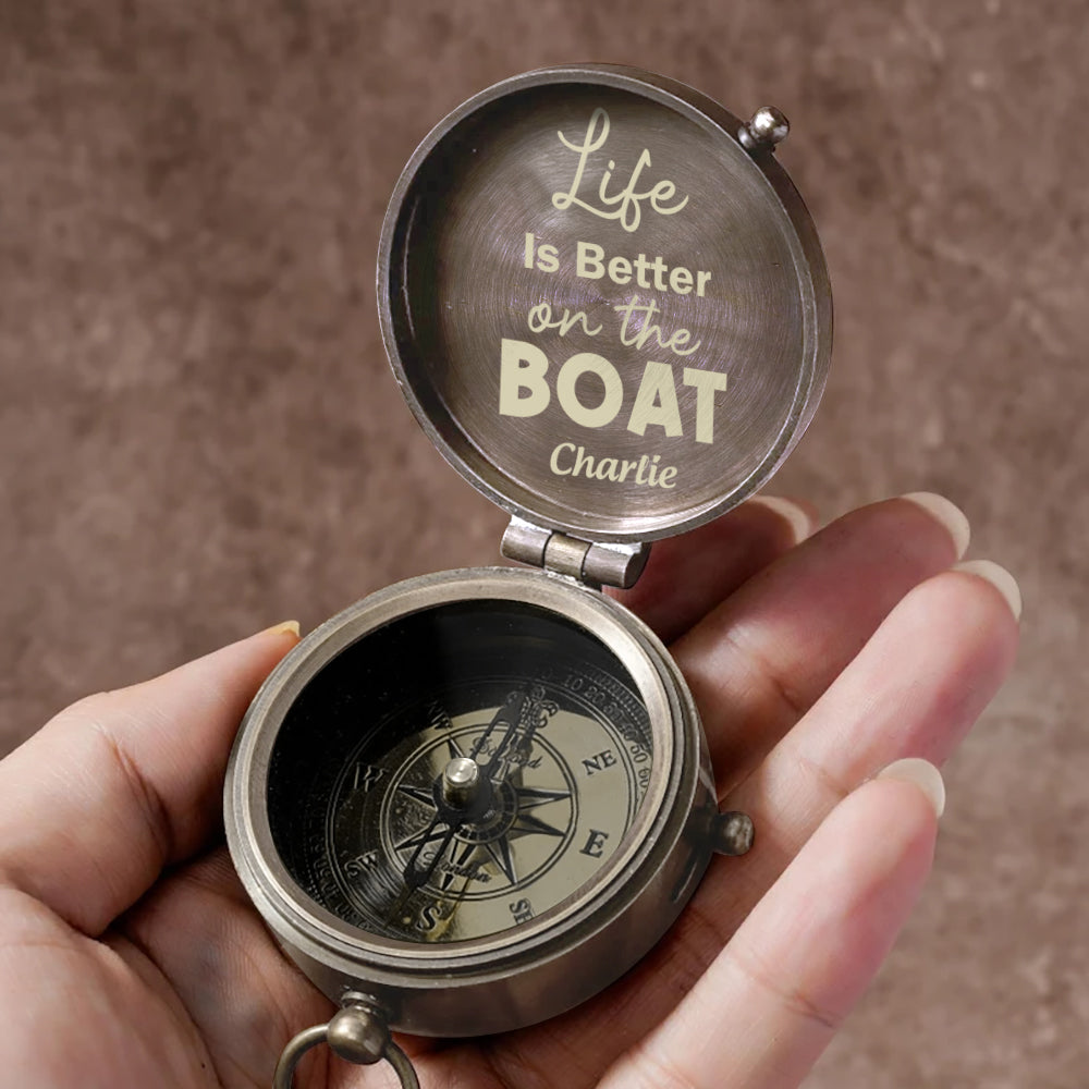 Nautical Marine Life - Personalized Boating Compass