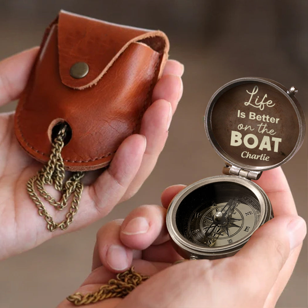 Nautical Marine Life - Personalized Boating Compass