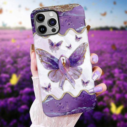 Fight Like a Girl - Personalized Lupus Awareness Full Print Phone Case